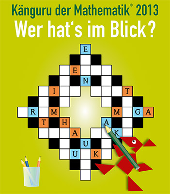 Plakat K&auml;nguru-Wettbewerb 2013